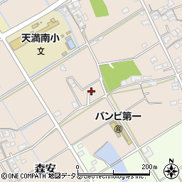 兵庫県加古郡稲美町森安91-7周辺の地図