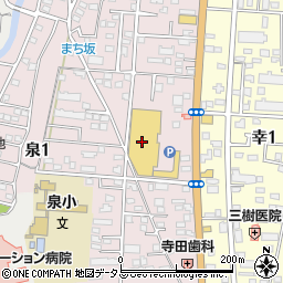 ＭＥＧＡドン・キホーテＵＮＹ浜松泉町店周辺の地図