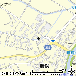 静岡県牧之原市勝俣1619周辺の地図