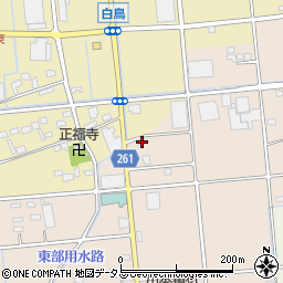 静岡県浜松市中央区中里町567周辺の地図