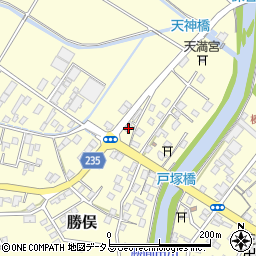 静岡県牧之原市勝俣1684-3周辺の地図