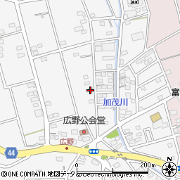 静岡県磐田市富丘83-1周辺の地図