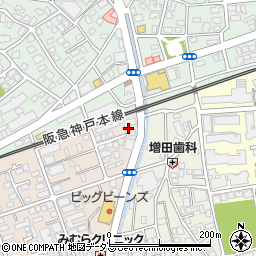 芦屋M＆S歯科クリニック本院周辺の地図