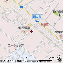静岡県浜松市中央区西山町2366周辺の地図