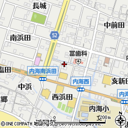 ハマサキ理容店周辺の地図