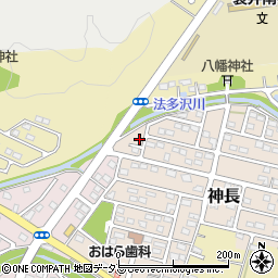 静岡県袋井市神長25-6周辺の地図