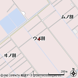 愛知県豊橋市神野新田町ウノ割周辺の地図