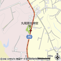 丸尾原神社周辺の地図