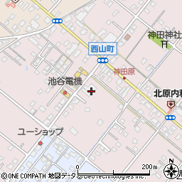静岡県浜松市中央区西山町2365周辺の地図