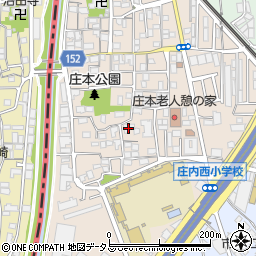 大阪府豊中市庄本町周辺の地図