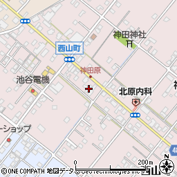 静岡県浜松市中央区西山町2272周辺の地図