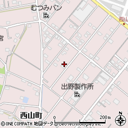静岡県浜松市中央区西山町109周辺の地図