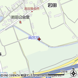 岡山県赤磐市岩田172周辺の地図