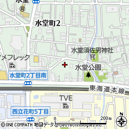 尼崎市水堂町テラスハウス周辺の地図