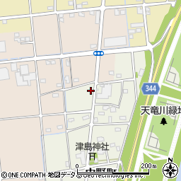 静岡県浜松市中央区中野町3041周辺の地図