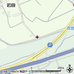 岡山県赤磐市岩田313周辺の地図