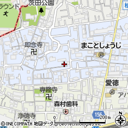 大阪府門真市小路町17周辺の地図