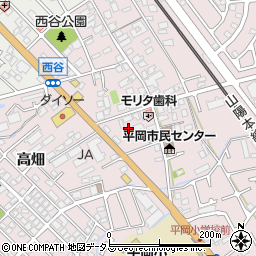 兵庫県加古川市平岡町西谷142周辺の地図