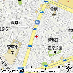 レア・レア上新庄１１番館周辺の地図