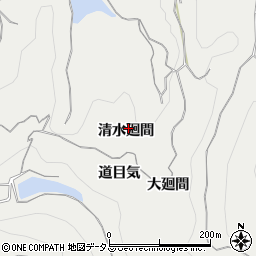 愛知県南知多町（知多郡）内海（清水廻間）周辺の地図