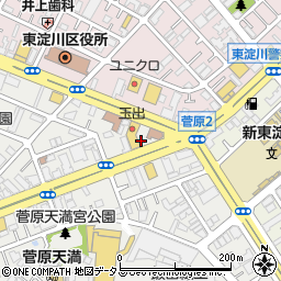 おかもと訪問看護ステーション東淀川周辺の地図