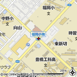 福岡小南周辺の地図