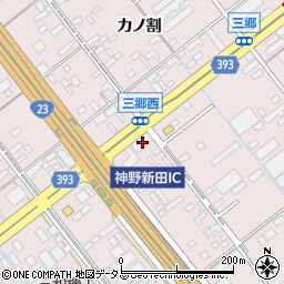 愛知県豊橋市神野新田町ワノ割80周辺の地図