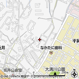 兵庫県加古川市野口町古大内166周辺の地図