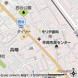 兵庫県加古川市平岡町西谷148周辺の地図