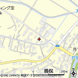 静岡県牧之原市勝俣1617周辺の地図