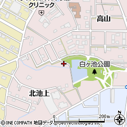 愛知県豊橋市飯村町高山37周辺の地図