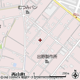 静岡県浜松市中央区西山町110周辺の地図