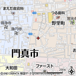 野里町akippa駐車場【N】周辺の地図