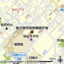 静岡県牧之原市周辺の地図