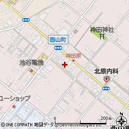 静岡県浜松市中央区西山町2277周辺の地図