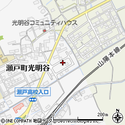 岡山県岡山市東区瀬戸町光明谷228周辺の地図