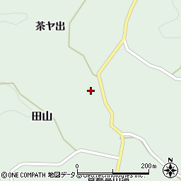 京都府南山城村（相楽郡）田山（廣瀬）周辺の地図