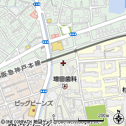 兵庫県芦屋市親王塚町14-16周辺の地図