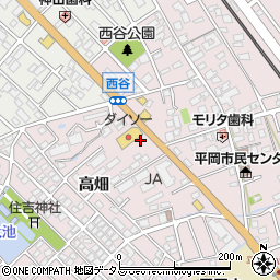 ワークマンプラス加古川平岡店周辺の地図