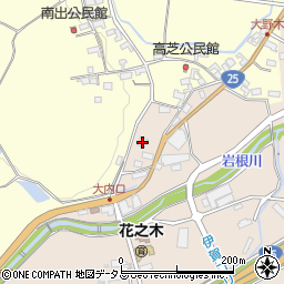 伊賀北部農協花之木ふれあい店周辺の地図