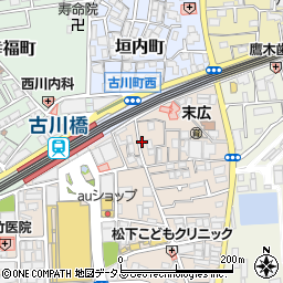 ＮＰＣ２４Ｈ古川橋駅前パーキング周辺の地図