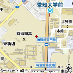愛知県豊橋市富本町国隠周辺の地図