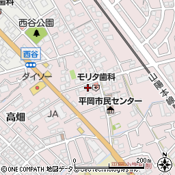 兵庫県加古川市平岡町西谷145周辺の地図