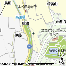 京都府木津川市加茂町里猿渡周辺の地図