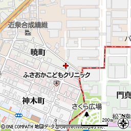 大阪府守口市暁町4-17周辺の地図