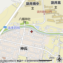 静岡県袋井市神長30周辺の地図