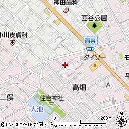 兵庫県加古川市平岡町西谷187周辺の地図