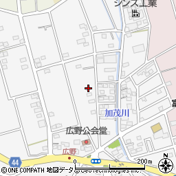 静岡県磐田市富丘89-1周辺の地図
