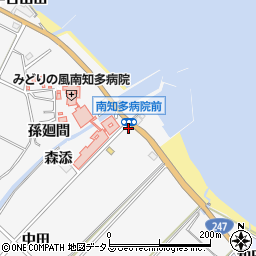 愛知県知多郡南知多町豊丘東浜周辺の地図