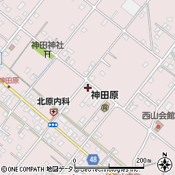 静岡県浜松市中央区西山町2124周辺の地図